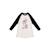 Robe sweat   et  dessin poulbot  baby Beige noir 1 - vertbaudet enfant 