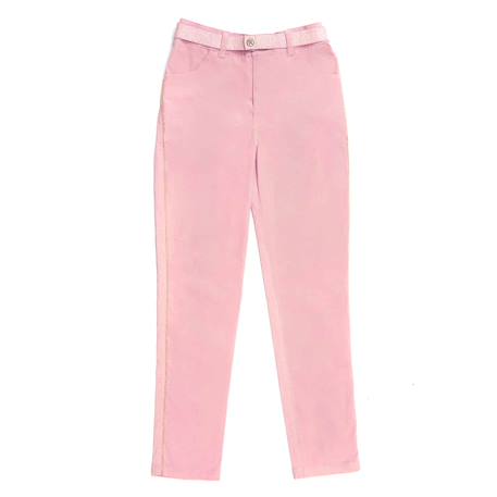 Pantalon stretch velours     jump Rose pâle 3 - vertbaudet enfant 