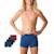 Lot de 4 boxers garçon my petit prix Marine-noir-gris-rouge+Noir 4 - vertbaudet enfant 