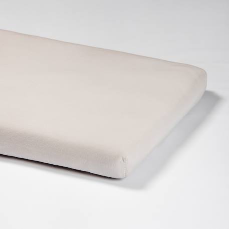 Drap housse coton bio jersey- berceau Blanc+Ecru+Eucalyptus+Naturel+Terracotta 14 - vertbaudet enfant 
