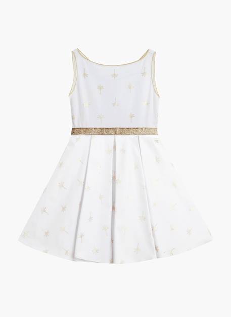 Robe demoiselle d'honneur  et    hepburn Blanc or 3 - vertbaudet enfant 