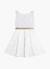 Robe demoiselle d'honneur  et    hepburn Blanc or 3 - vertbaudet enfant 