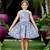 Robe cérémonie  qui tourne    hepburn Bleu marine blanc 1 - vertbaudet enfant 