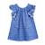 Robe  été  tie and dye ample  butterfly Bleu blanc 3 - vertbaudet enfant 