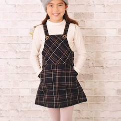 Robe salopette   carreaux tartan   lola  - vertbaudet enfant