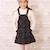 Robe salopette   carreaux tartan   lola Marron jaune 1 - vertbaudet enfant 
