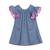 Robe  été   ample  butterfly Bleu marine+Jaune bleu+Rose bleu pastel+Violette bleu 3 - vertbaudet enfant 