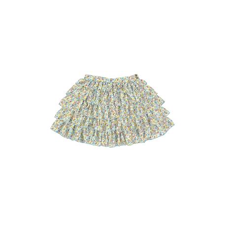 Jupe à volants  fleurie liberty   ruffle Rose 1 - vertbaudet enfant 