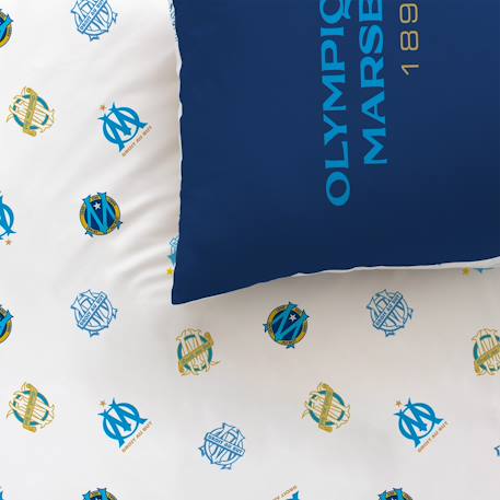 Parure de lit 100% coton, om célébration Bleu 2 - vertbaudet enfant 