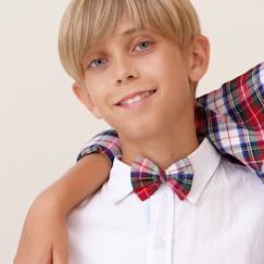 Nœud papillon noël enfant  tartan  - vertbaudet enfant