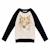 Sweat-shirt    imprimé loup  the wolf Beige noir 3 - vertbaudet enfant 