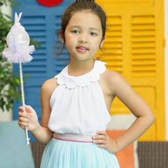 Blouse  été  - col forme pétale  tulipe  - vertbaudet enfant