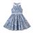 Robe cérémonie  qui tourne    hepburn Bleu marine blanc 3 - vertbaudet enfant 