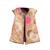 Gilet de berger long   fausse fourrure  réversible velours  capucine Marron rose 3 - vertbaudet enfant 