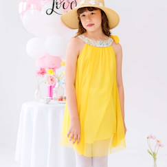 Robe demoiselle d'honneur  col liberty   alizée  - vertbaudet enfant