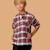Chemise de noël  en flanelle tartan   rimbaud Rouge noir 1 - vertbaudet enfant 