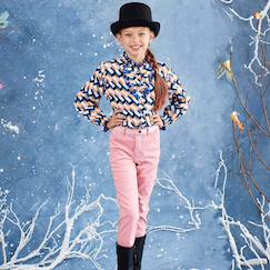 -Pantalon stretch velours     jump