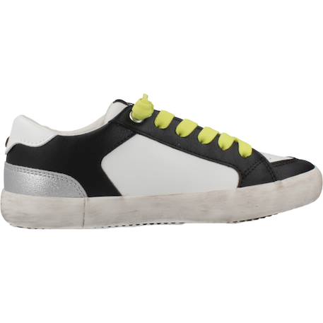 Basket fille modèle j gisli girl Blanc c0563+Noir c0404 7 - vertbaudet enfant 