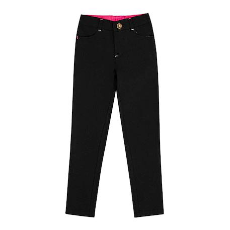Pantalon slim stretch   coton fin   morgan Noir 1 - vertbaudet enfant 