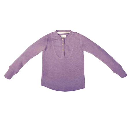 T-shirt henley mauve   manches longues  augustin Lilas 3 - vertbaudet enfant 