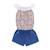 Combi-short  fleuri liberty fleuri   lolita Bleu fleuri 3 - vertbaudet enfant 