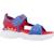 Sandales garçon synthétique légère et souple Bleu blrd+Bleu et rouge 11 - vertbaudet enfant 