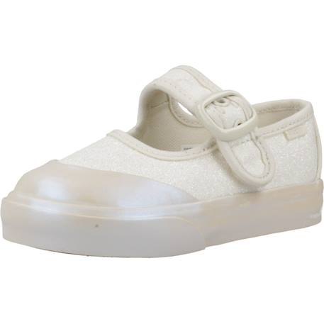 Ballerine à paillettes modèle mary jane glit Blanc whtpnk 4 - vertbaudet enfant 