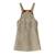 Robe salopette  hiver à carreaux tartan   lola Marron vert foncé 3 - vertbaudet enfant 