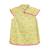 Blouse  chinoise liberty  à col mao  annam Jaune rose 3 - vertbaudet enfant 