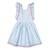 Robe de cérémonie  rayures   à volants  lili Bleu ciel 3 - vertbaudet enfant 
