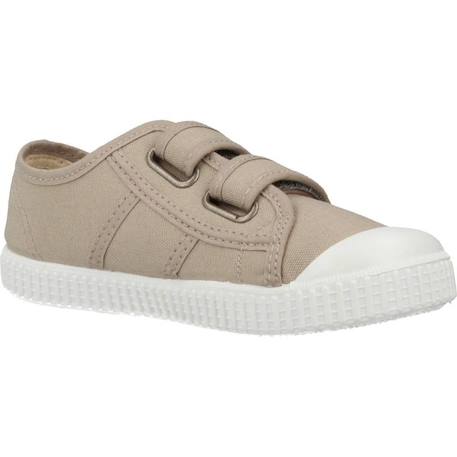 Baskets basses  à scratch Aloe+Blanc+Marine+Marron beige+Peau 23 - vertbaudet enfant 