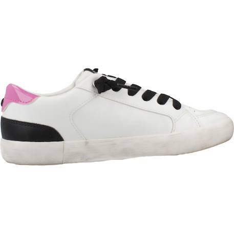 Basket fille modèle j gisli girl Blanc c0563+Noir c0404 1 - vertbaudet enfant 