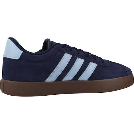Basket garçon cuir style court lacets Bleu indigo 1 - vertbaudet enfant 