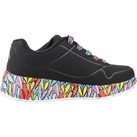 Basket uno litesubtle love Blanc+Noir 7 - vertbaudet enfant 
