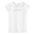 T-shirt  col claudine  à manches courtes  sophia Blanc or 3 - vertbaudet enfant 
