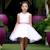 Robe demoiselle d'honneur   liberty  et   hepburn Blanc rose 1 - vertbaudet enfant 