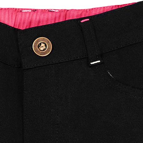 Pantalon slim stretch   coton fin   morgan Noir 3 - vertbaudet enfant 