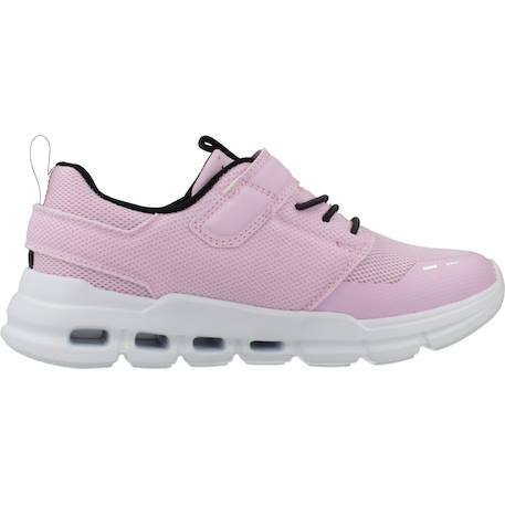 Baskets enfant fille légère souple Bleu nvy+Gris lgy+Noir blk+Rose+Rose ltpk 19 - vertbaudet enfant 