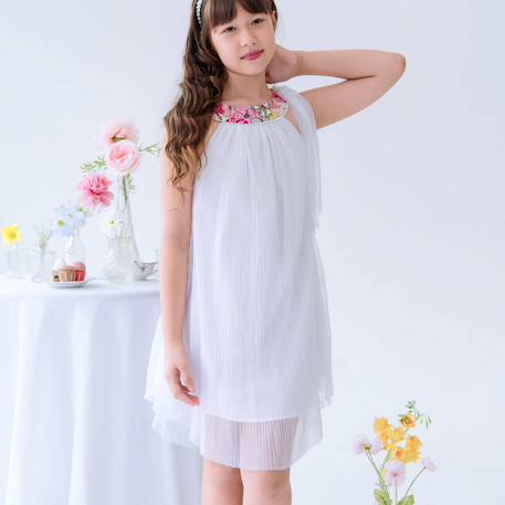 Fille-Robe cérémonie   col liberty    alizee