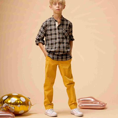Garçon-Pantalon chino hiver   velours   sainclair