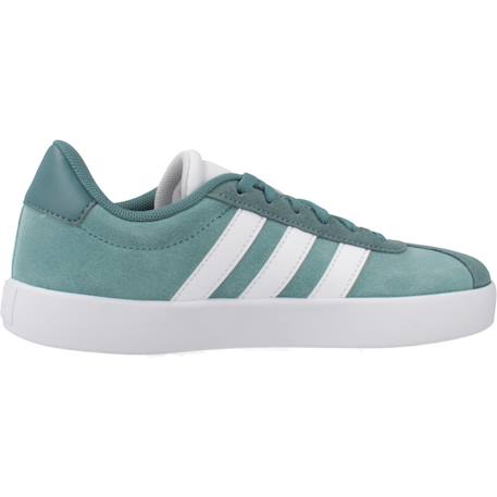 Baskets garçon en cuir à lacets court Vert azcepo 1 - vertbaudet enfant 