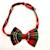 Nœud papillon noël enfant  tartan Rouge clair tartan blanc vert+Rouge foncé vert sapin 8 - vertbaudet enfant 