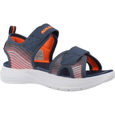 Sandales enfant garçon en textile légère souple Bleu+Bleu bklm+Bleu vert 5 - vertbaudet enfant 