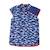Blouse  chinoise  imprimé poissons koi  annam Bleu rouge 3 - vertbaudet enfant 