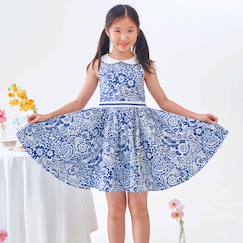 Robe demoiselle d'honneur  fleurie    hepburn  - vertbaudet enfant