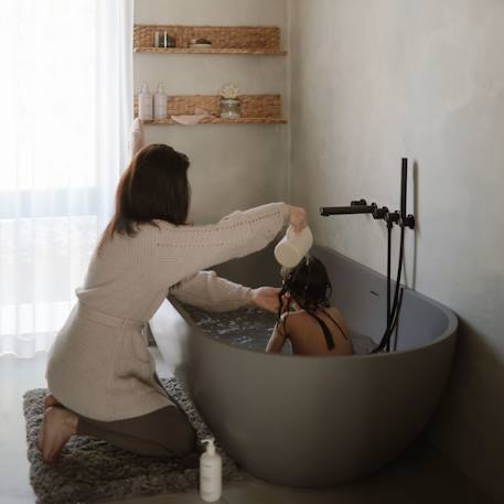 Gobelet de rinçage pour le bain natural Beige+Marron+Vert d'eau 2 - vertbaudet enfant 
