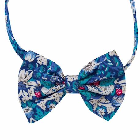 Noeud papillon  fleuri  et    cérémonie Bleu rouge 3 - vertbaudet enfant 