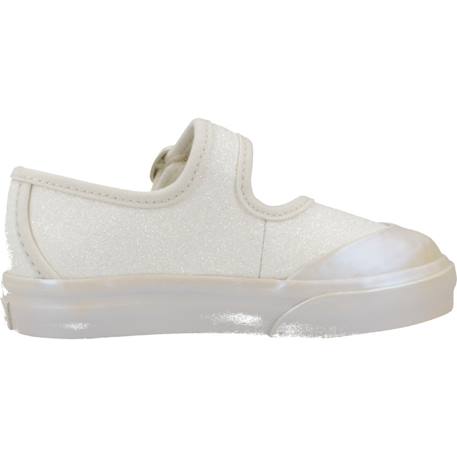 Ballerine à paillettes modèle mary jane glit Blanc whtpnk 1 - vertbaudet enfant 