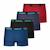 Lot de 4 boxers garçon my petit prix Marine-noir-gris-rouge+Noir 3 - vertbaudet enfant 