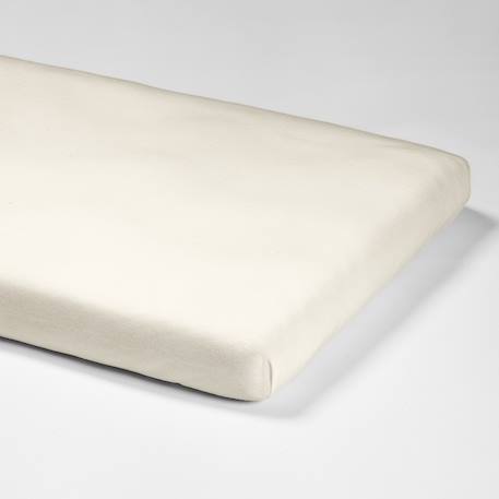 Drap housse coton bio jersey- berceau Blanc+Ecru+Eucalyptus+Naturel+Terracotta 6 - vertbaudet enfant 